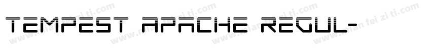 Tempest Apache Regul字体转换